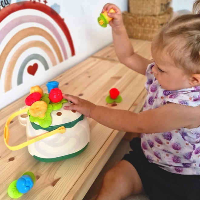 Blumenkorb Sortier- und Lernspiel für Kinder