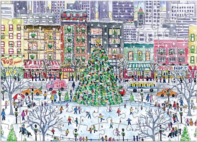 Galison Puzzle Adventskalender: 12 Weihnachtstage Puzzle