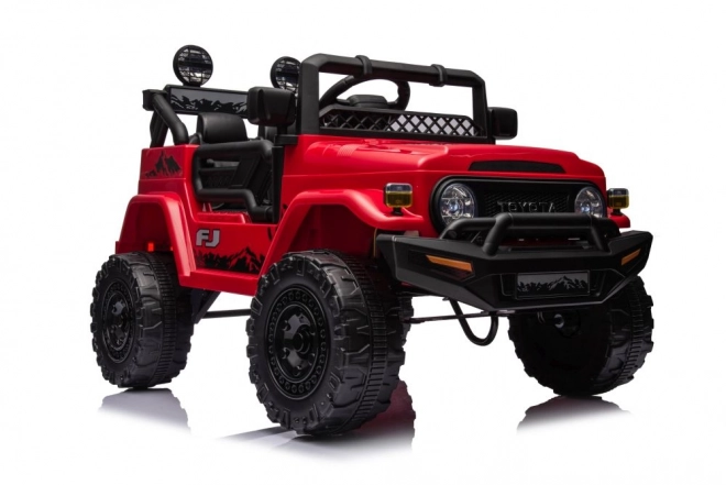 Rotes elektrisches Geländewagen-Spielzeug