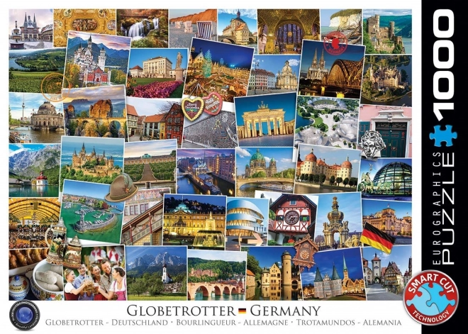 Eurographics Puzzle Weltreisender - Deutschland 1000 Teile