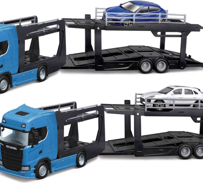 Scania Multicar Carrier mit Lamborghini Urus Modell
