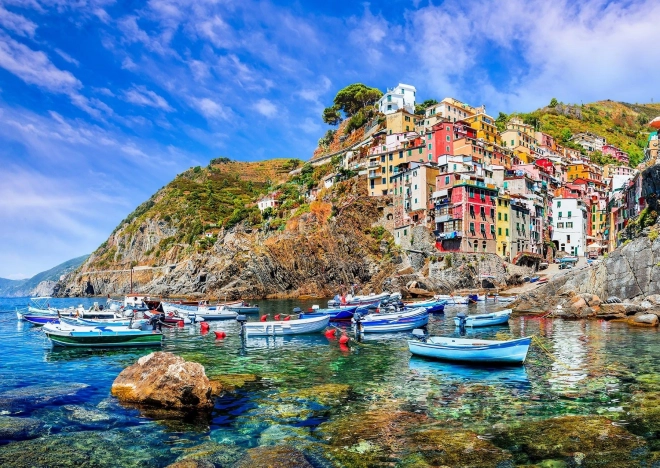 Puzzle Riomaggiore, Cinque Terre, Italien - 1000 Teile