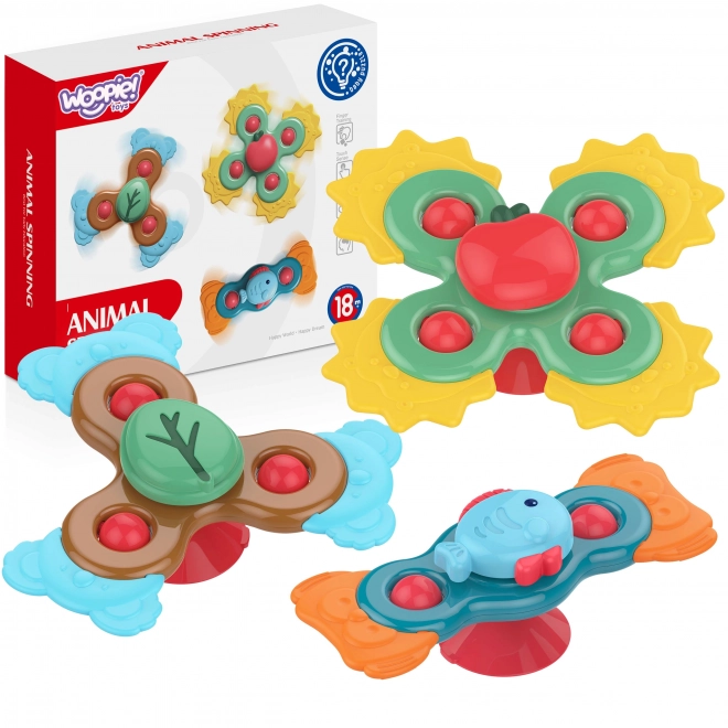 Woopie Baby Farbe 3-in-1 Spinner Spielzeug