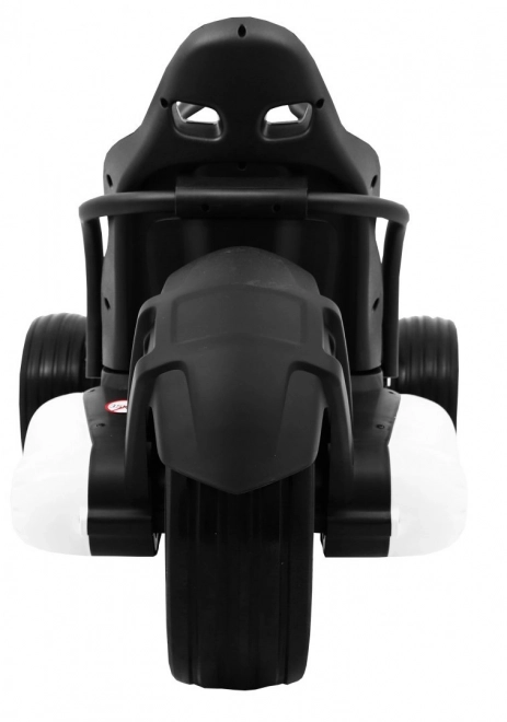 Kinder-Gokart Bolid XR-1 mit Batterie Weiß + verstellbarer Lenker + geformter Sitz