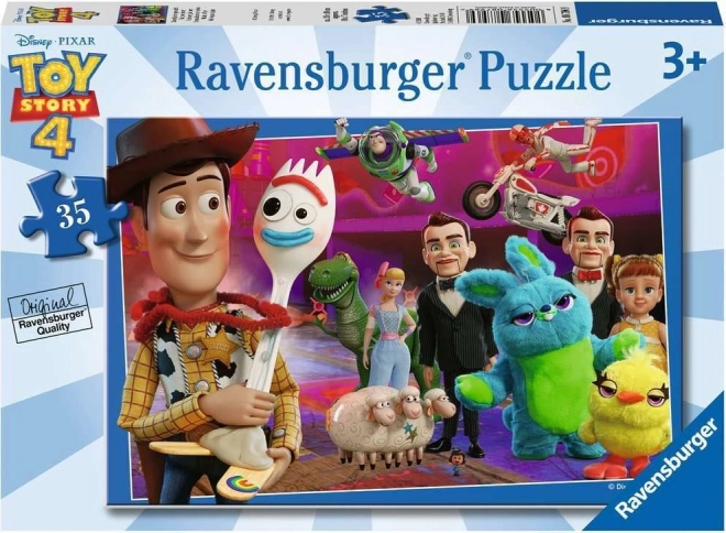 Ravensburger Puzzle Toy Story 4: Woody und Forky