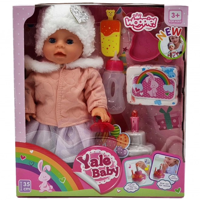Interaktive Puppe Kleine Zosia zum Geburtstag 35 cm mit Zubehör