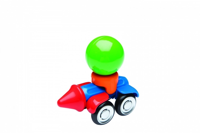 Magnetische Spielbausteine Stadtset