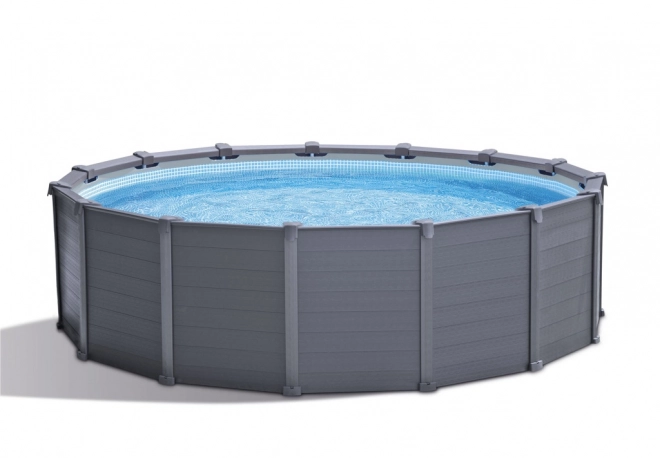 Schwimmbecken Komplettset 4,78 x 1,24 m
