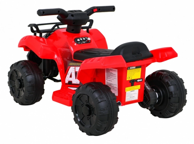 Akku-Quad Storm für Kinder Rot mit 25W Motor, MP3 USB und LED