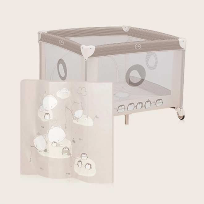 Kinderlaufstall Lionelo Bonnie Beige Sand
