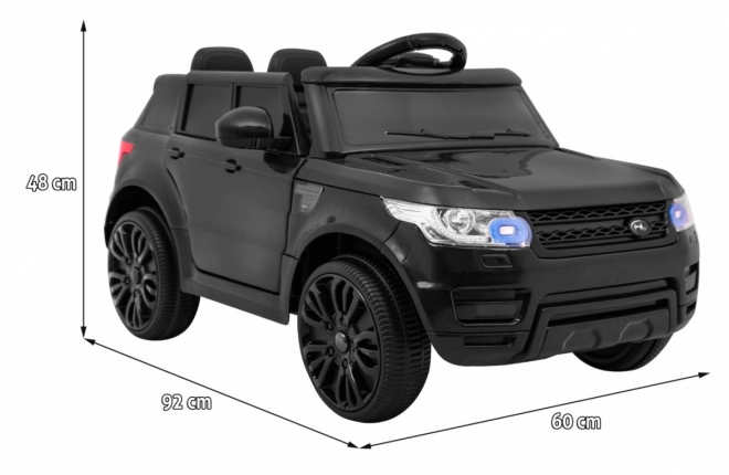 Autobatterie Start Run Schwarz mit Fernbedienung und Sicherheitsfunktionen