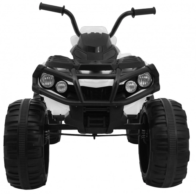 Quad ATV 2,4 GHz auf Batterie für Kinder Weiß + Fernbedienung + EVA Räder + MP3 Radio + Kostenloses Starten