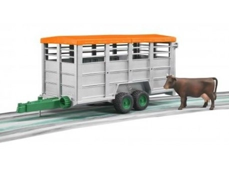 Bruder Tiertransporter mit Kuhfigur