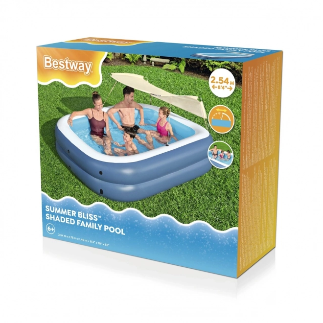 Bestway Familien-Pool mit UV-Schutz und abnehmbarem Sonnendach