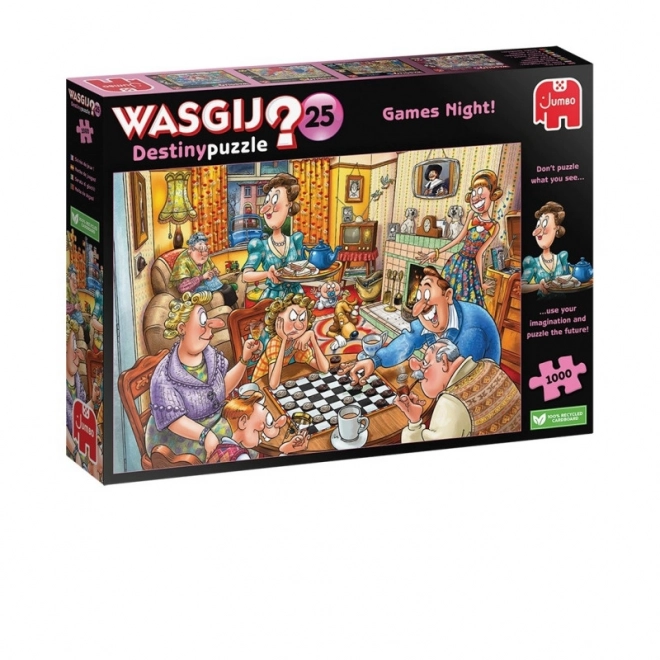 Wasgij 1000-Teile-Puzzle Spielabend