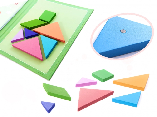 Magnetisches 3D Tangram Buch