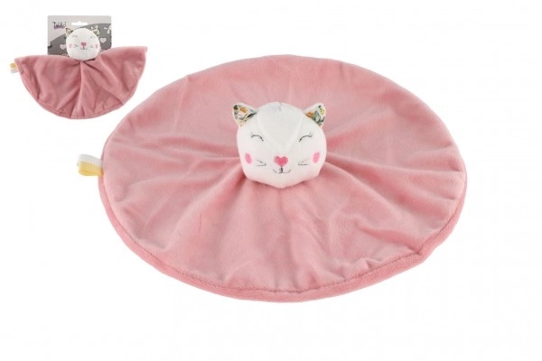 Rosa Kuscheltier Katze 25 cm