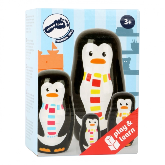 Small Foot Matrjoschka Familie Pinguine