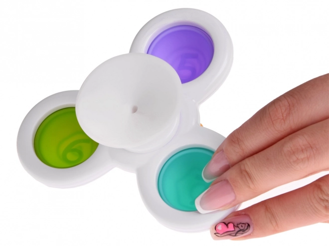 Fidget Spinner Sensorische Spielzeug mit Saugnapf