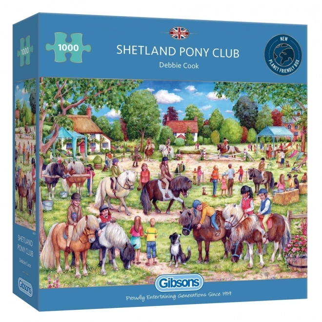 Gibsons Puzzle Shetland Pony Club 1000 Teile