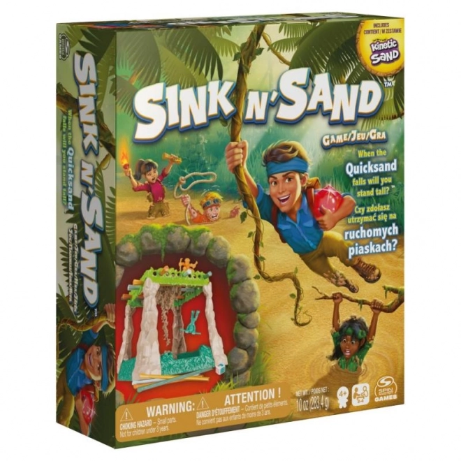 Abenteuerspiel mit kinetischem Sand