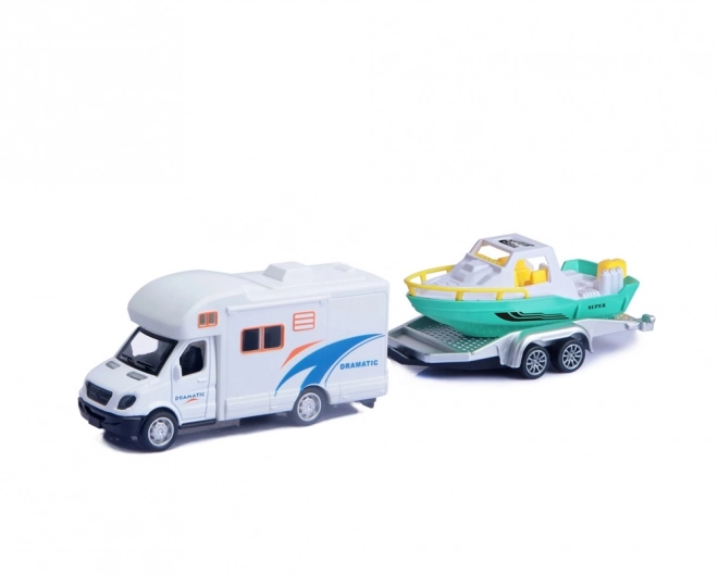 Karavan mit Anhänger