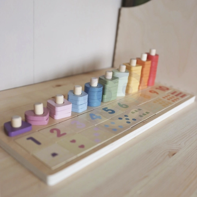 Holz-Zählrahmen und Sortierspielzeug Montessori von PolarB
