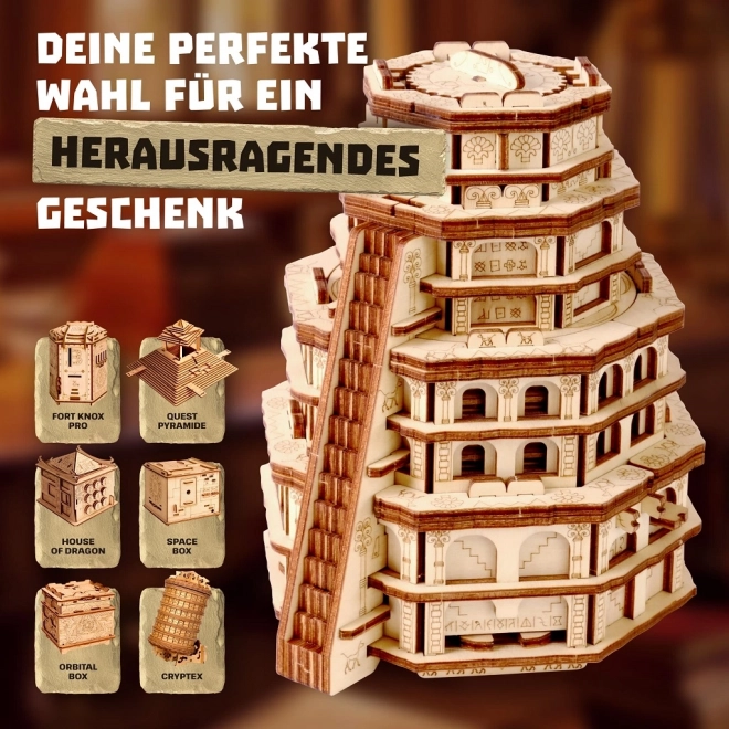 EscapeWelt Holz-Puzzle Quest Tower