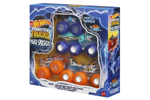 Hot Wheels Monster Trucks Power Smashers Tahač und Truck