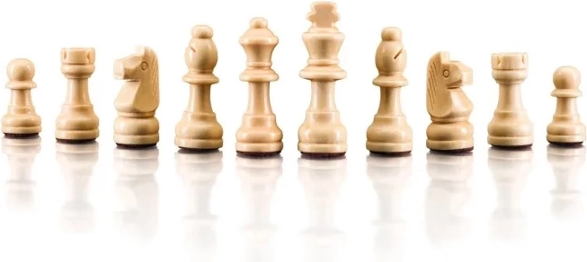 Magnetisches Schach in Holzbox
