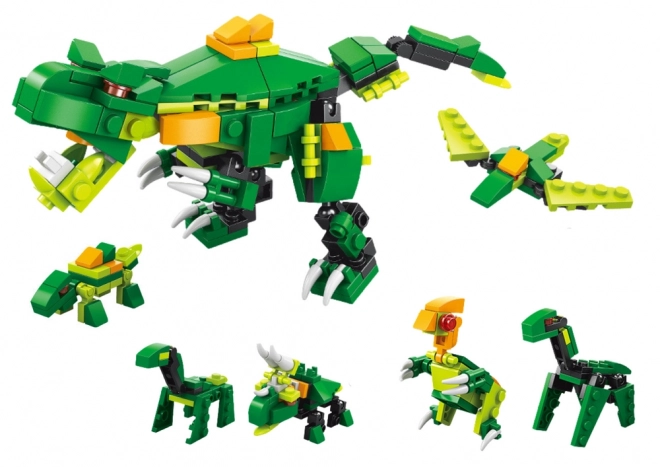 Konstruktionsspielzeug Dinosaurier 6-in-1 DIY Set