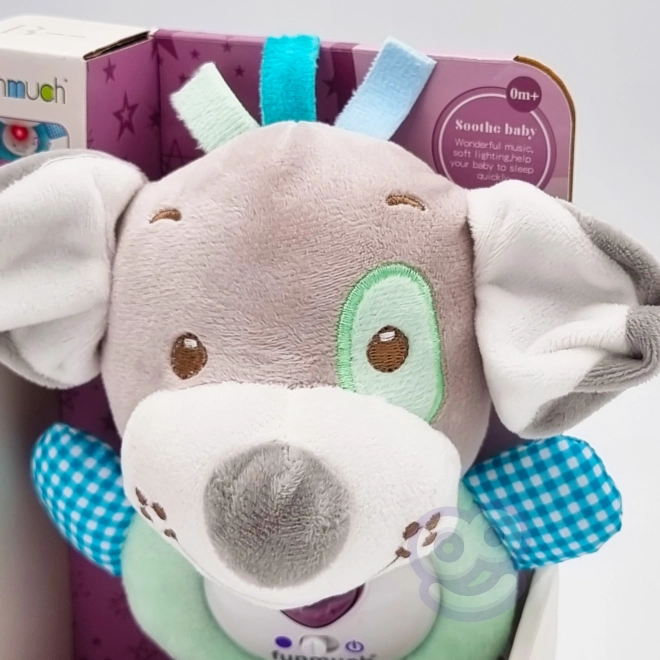 Interaktiver Baby-Kuschelhund Schlafmusik Pluschtier