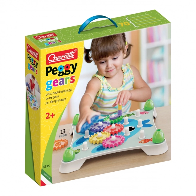 Quercetti Peggy Zahnräder-Spielset