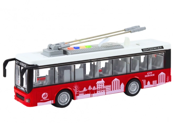 Trolleybus Spielzeug mit Licht und Sound