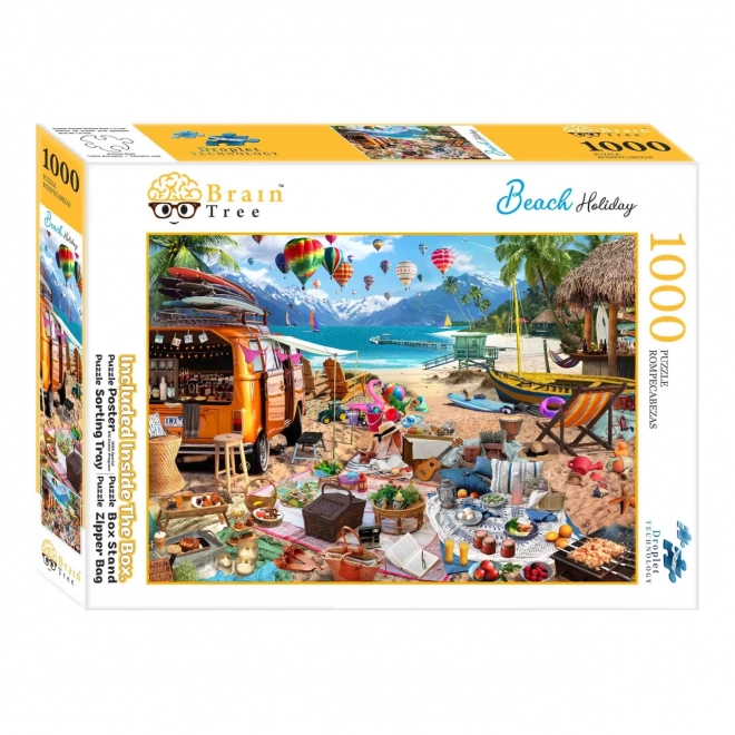 Brain Tree Puzzle Urlaub am Strand 1000 Teile