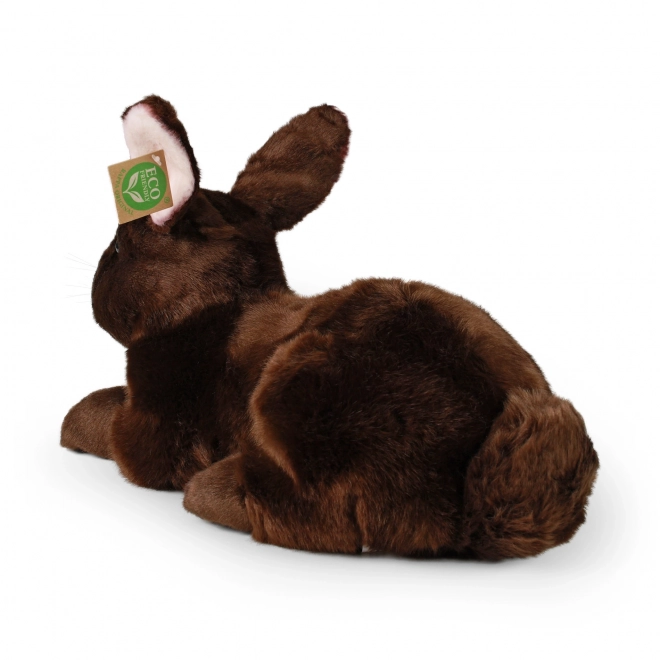 Liegender brauner Kuschel-Hase 36 cm umweltfreundlich