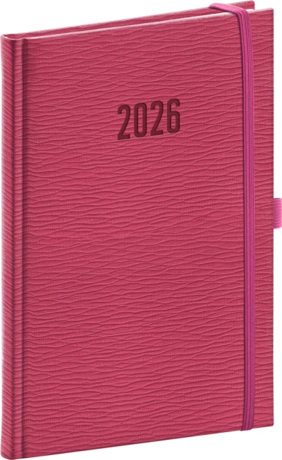 Wöchentlicher Kalender Rivoli rosa 2026