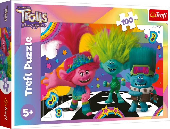 Trefl Puzzle Trolls 3: Spaßige Trolls 100 Teile