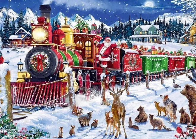 TREFL Puzzle Weihnachten: Santas Express 1000 Teile