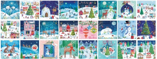 Eurographics Puzzle Adventskalender: Weihnachtsdorf