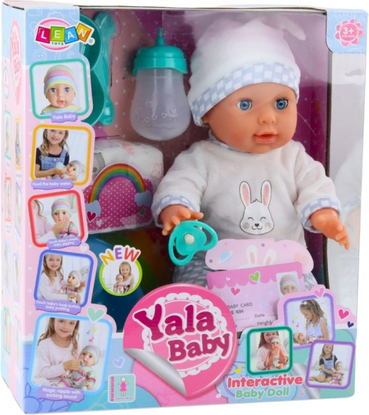 Baby-Puppe, die Pipi macht, mit Zubehör und Geräuschen