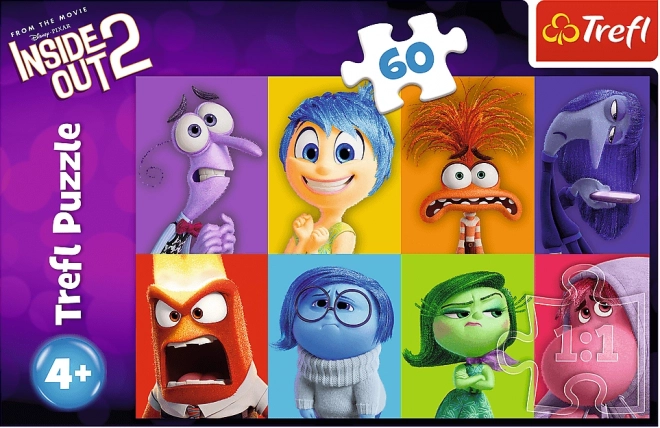 TREFL Puzzle Inside Out: Erkenne deine Emotionen 60 Teile