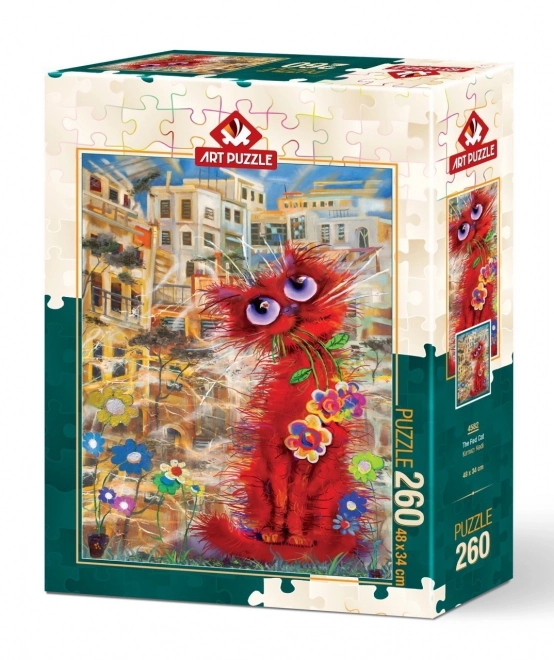 Rotes Katze Puzzle 260 Teile