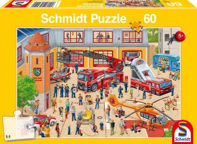 Puzzle Kindererlebnis bei der Feuerwehr – 60 Teile