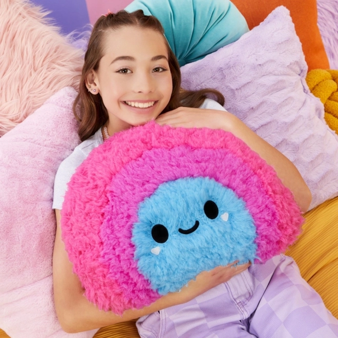 Fluffie Stuffiez Regenbogen Kuschelkissen