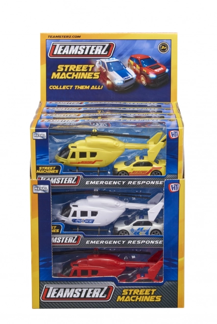 Teamsterz Helikopter und Auto Set