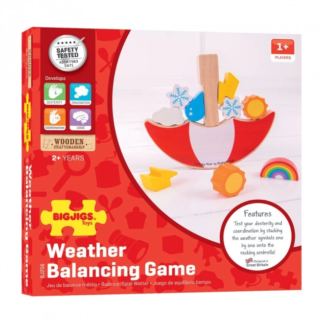 Bigjigs Spielzeug Wetter-Balancespiel