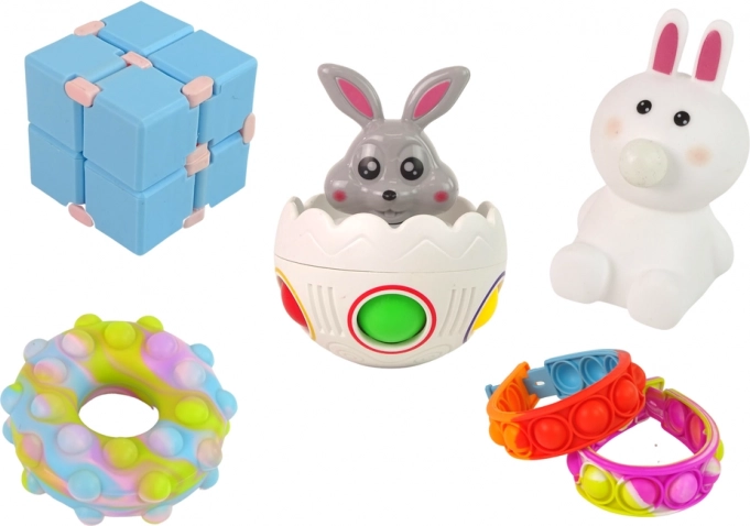 Die beliebtesten Fidget-Spielzeuge in einem Set