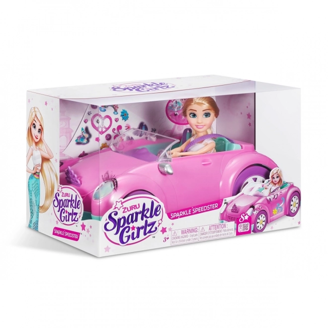 Sparkle Girlz Cabrio-Set mit Puppe 26,7 cm