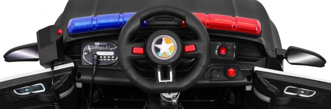 Elektrisches Kinderauto GT Sport Polizei Schwarz